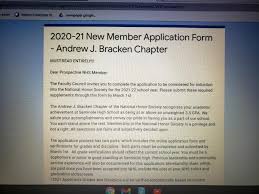 Extended to friday, december 4 at 10 a.m. Nhs Application And Information The Seminole Newspaper