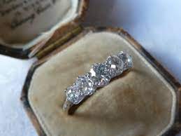 The 5 Stone Ring Thread Stone Engagement Rings Eternity Ring Diamond Engagement Rings