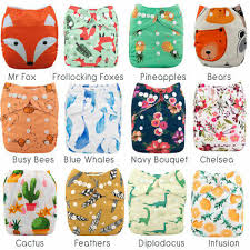 Wte reader favorite cloth diaper : 10 Pack Of Alva Baby One Size Cloth Nappies Pack Of 10 Reusable Nappies Ebay
