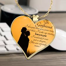 These romantic gifts will show your girlfriend or wife just how much you're thinking of her. To My Girlfriend Gift For Christmas 2018 Christmas Gift Ideas For Girlfriend Girlfriend Necklace To My Girlfriend Necklace Beautiful Girlfriend Necklace Best Gifts For Girlfriend Birthday Gifts For Girlfriend Boyfriend And Girlfriend
