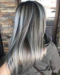 60 Shades Of Grey Silver And White Highlights For Eternal Youth Brown Hair With Ash Blonde Highlights Hair Styles Gray Hair Highlights