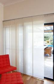 Panel blinds for sliding doors are great as you are able to effortlessly glide the large vertical panels across it's track to access the door, and a panel glide track can be made to very large widths. Best Sliding Glass Door Blinds Kitchen Ideas Sliding Glass Door Curtains Glass Door Curtains Best Sliding Glass Doors