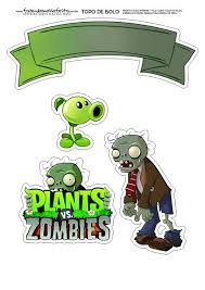 Plants Vs Zombies Free Printable Cake Toppers In 2020 Zombie Cake Plants Vs Zombies Cake Zombie Birthday