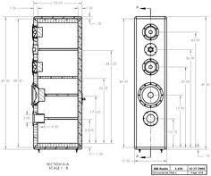Diy 3 Way Hi Vi Tower Loudspeaker Project 1 618 Speaker Plans Speaker Projects Speaker Box Design