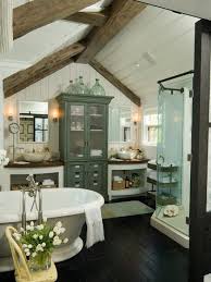 Hang a brass globe pendant light. Farmhouse Bathroom Ideas Pinterest Novocom Top