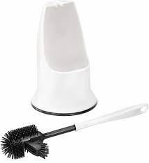 Edelstahlmodelle sehen stilvoll aus und sind besonders hygienisch. Upp Silikon Wc Burste Mit Station Schwarz Real De
