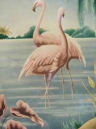 Turner Flamingos Print Flamingo Art Flamingo Vintage Painting