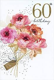 Carnations, tulips, and lilies are popular mother's day flowers, or try mixing some of her favorite garden flowers into an arrangement of daisies and wildflowers! Pictura Shimmering Rose Bouquet Sara Miller Feminine 60th Birthday Card For Her Woman Buy Online In Saint Vincent And The Grenadines At Saintvincent Desertcart Com Productid 145758556