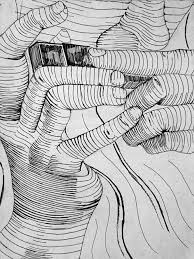 A Cross Contour Drawing Uses Lines That Seem To Move Along The Surface Of The Objects In The Composition Contour Line Drawing Contour Line Art Contour Drawing