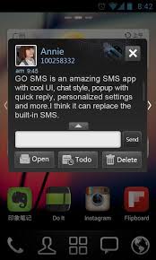 En la parte superior ▻ pop up nuevos mensajes para ver y responder rápidamente . Go Sms Pro Dark Theme For Android Apk Download