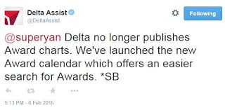 Delta Deletes Its Award Chart Are More Changes Coming To