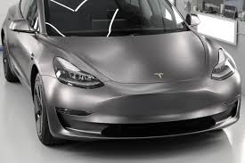 2021 tesla model 3 vs previous model 3: Tesla Model 3 Satin Grey 3m Vinyl Wrap Vancouver