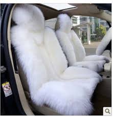 2pcs Sheepskin Car Seat Cover White Color Sheepskin Car Front Driver Seat Cover Car Cushion Car Accessories Worldchance Http Car Front Car Covers Car Cushion