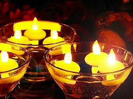 Float On Water Flameless Tealights Battery Operated Floating Etsy Flameless Tea Lights Tea Lights Floating Candles