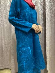 Kurung moden avana (biru) size: Baju Kurung Biru Muslimah Fashion Two Piece On Carousell