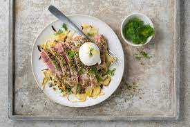 gewurz thunfisch mit fenchelsalat rezepte fooby ch