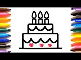 Check spelling or type a new query. Easy Drawing For Kids How To Draw And Paint Cake With Balloons Step
