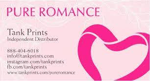 Pure romance business card design 4. Pure Romance Business Cards Free Shipping Tank Prints