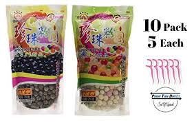 You can learn how to make black pearls, clear pearls, as well as matcha pearls! Wufuyuan Tapioca Pearls 5 Black 8 8 Oz 5 Colorful Pearls 8 8 Oz Pack Of 10 Bundled With 20ct Dental Flossers In A Prime Time Direct Sealed Bag Buy Online In Botswana
