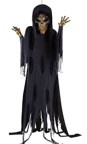 Hanging Evil Skeleton Reaper 12ft Party City Haunted House Props Halloween Props Haunted House Decorations