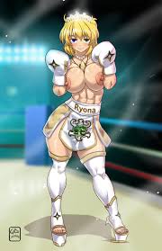 Rule 34 - 1girls :3 Abs Areola Areolae Artist Name Athletic Athletic Female  Big Breasts Blonde Hair Blue Eye Boxer Boxing Boxing Gloves Boxing Ring  Boxing Skirt Breasts Commission Female Fit Fit