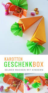 Karotten Geschenkverpackung Zu Ostern Basteln Inkl Vorlage Geschenkverpackung Ostern Basteln Ostern Geschenke Basteln Geschenke