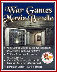 War Games Movie Worksheets Bundle Multiple Choice Discussion Topics In 2020 Higher Order Thinking Skills Discussion Topics Multiple Choice