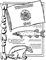 Wisconsin On Crayola Com State Symbols Wisconsin Activities Homeschool Social Studies