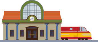 Train Station Cartoon Png Cartoons Png Train Station Png Images