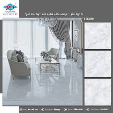 GẠCH LÁT NỀN PHÒNG KHÁCH ĐẸP TIẾT KIỆM CHI PHÍ - Ý MỸ CERAMIC