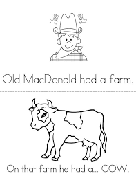 Welcome to esl printables , the website where english language teachers exchange resources: Old Macdonald Book Twisty Noodle