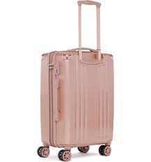 Slide reset button on the interior of the lock from off to set. Calpak Ambeur 22 Inch Rolling Spinner Carry On Nordstrom