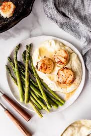 Low fat recipe sauteed marinated scallops • art of the home; Garlic Butter Seared Scallops Low Carb Keto Gimme Delicious