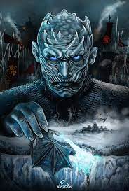 Spoilers Night King Fan Art By Me Music Indieartist Chicago Night King Seasons Posters Game Of Thrones Art