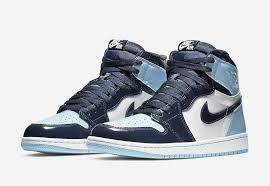 Wmns Air Jordan 1 Retro High Og Unc Patent Us6 New Cd0461 401 Air Jordans Latest Sneakers Blue Jordans