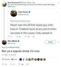 May 13, 2021 at 7:10 p.m. British Caver Could Sue Elon Musk Over Twitter Attack Bbc News