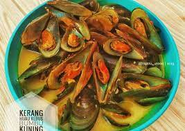 Cara membuat opor ayam kuning: Resep Kerang Hijau Rebus Bumbu Kuning Lezat