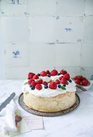 Angel Food Cake Rezept Rezept Angel Food Cake Sommer Kuchen Kuchen Und Torten