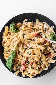 Grocery list builder · best with garlic bread · easy pasta recipes 20 Minute Salmon Pasta Recipe Homemade Mastery