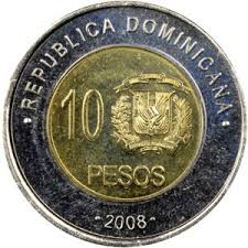 La cuenca del río yaque del norte, el más largo del país, con una extensión de 296 km. Munze 10 Pesos Dominikanische Republik 1937 Today Peso Dominicano Circulation Wcc Km106