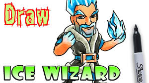 One can make a guess on his size. How To Draw The Ice Wizard Clash Royale Coloring Pages Youtube
