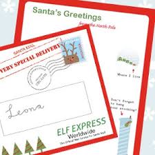 Santa and the postal elves in canada santa, north pole 9999 australia. Letter From Santa Mr Printables