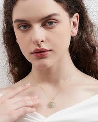 Amazon.com: LOOYUUPEE Minimalist Natural Green Hetian Jade Beaded Pendant  Stud Earrings Gold Circle Drop Good Luck Ear Jewelry Studs Gift for Women  Mom Lover Her (925 Sterling Silver with Gold Plated) :