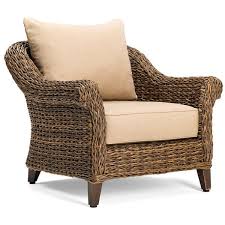 Beckwith Patio Chair With Cushion Birch Lane 779 Outdoor Wicker Chairs Outdoor Chairs Lounge Chair Outdoor