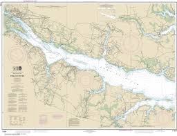 11554 pamlico river east coast nautical chart