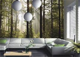 Mural Wallpaper Nature Forest Tree Light Show 360 Cm X 254 Cm Wall Wallpaper Mural Wallpaper Wall Murals