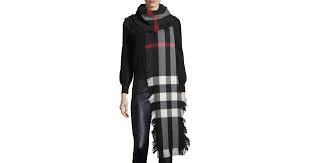 Fall rhapsody cashmere houndstooth scarf. Aritmetika Voda Najgolemiyat Burberry Wool Fringe Scarf Ampamariamoliner Org