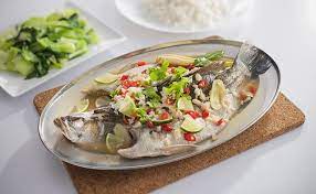 Teringin nak makan siakap stim dekat kedai thai? Resepi Ikan Siakap Stim Ala Ala Thai