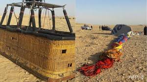 Hot air balloon crashes have happened in luxor before. Tourist Killed In Egypt Hot Air Balloon Crash 12 Injured Official