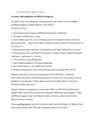We did not find results for: Doc Bila Sertifikat Tanah Hilang Rani Melinda Academia Edu